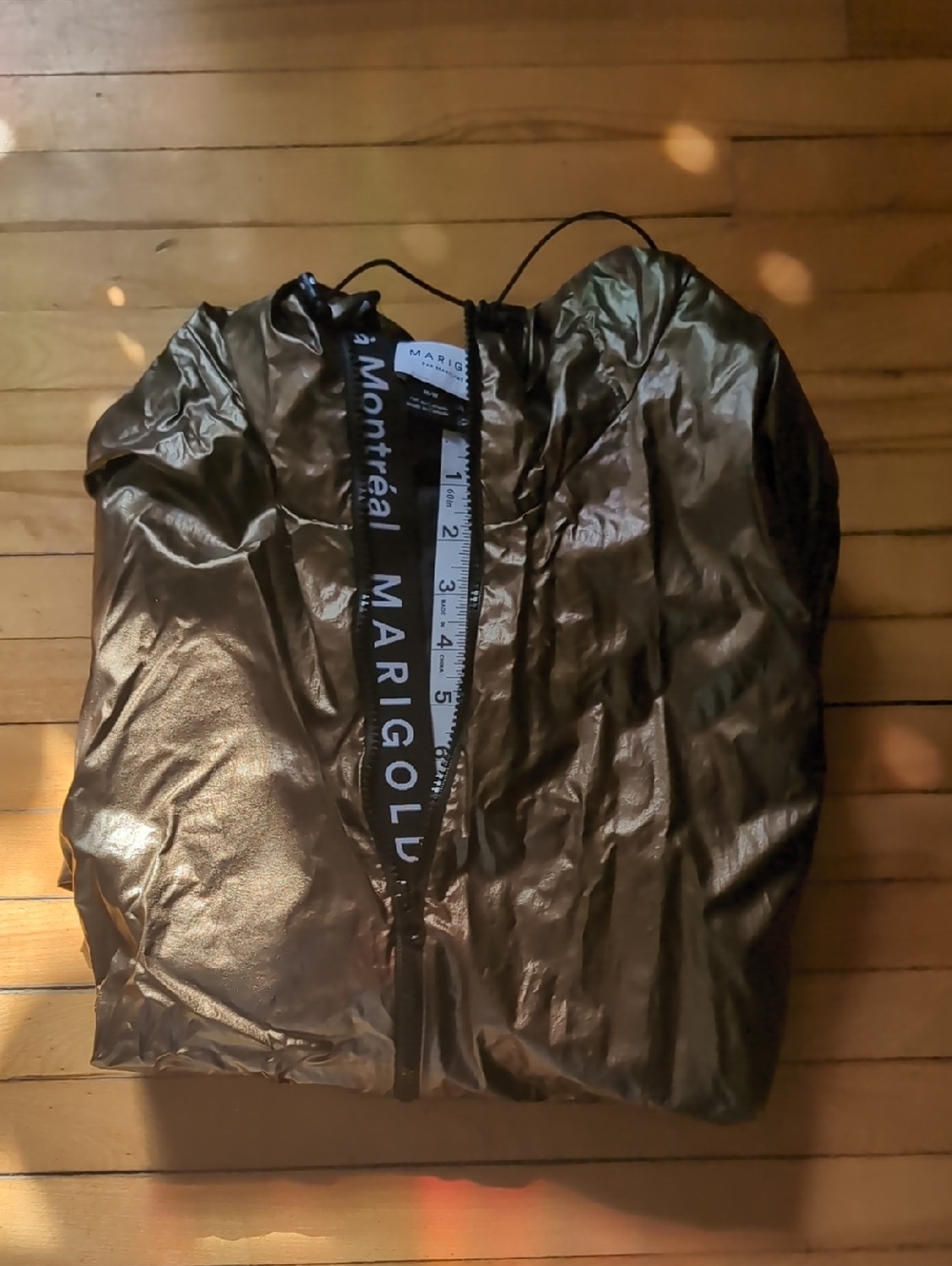Marigold Metallic / Rainjacker Windbreaker - Bronze